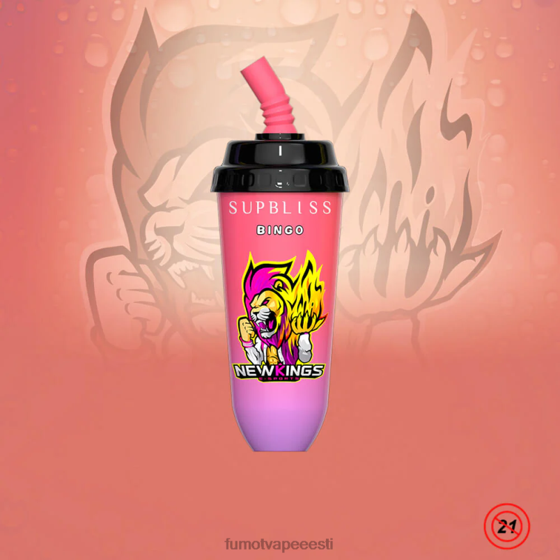 Fumot Supbliss Bingo 16 ml 8000 ühekordselt kasutatav vape pod seade (1 tk) maasikajäätis 6Z62Z408 Fumot Vape Online Shop