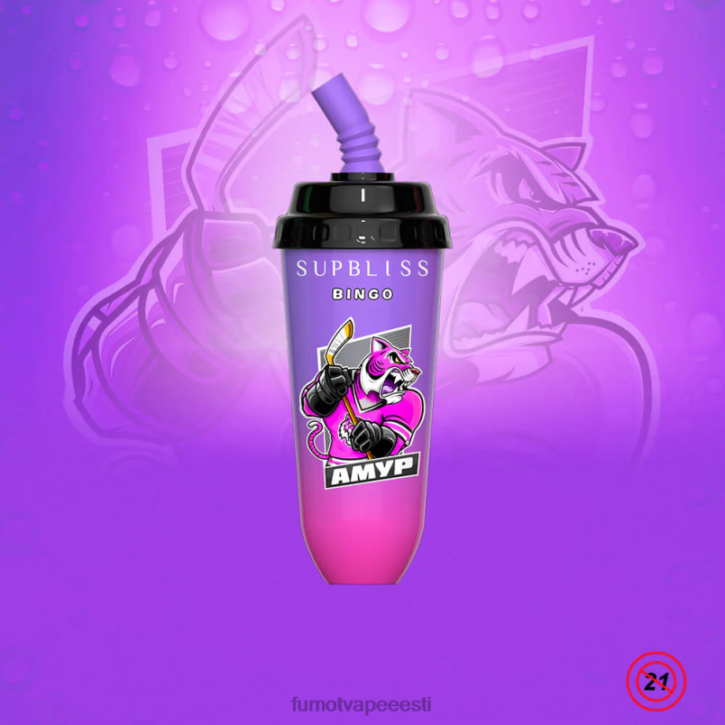 Fumot Supbliss Bingo 16 ml 8000 ühekordselt kasutatav vape pod seade (1 tk) maasikajäätis 6Z62Z408 Fumot Vape Online Shop