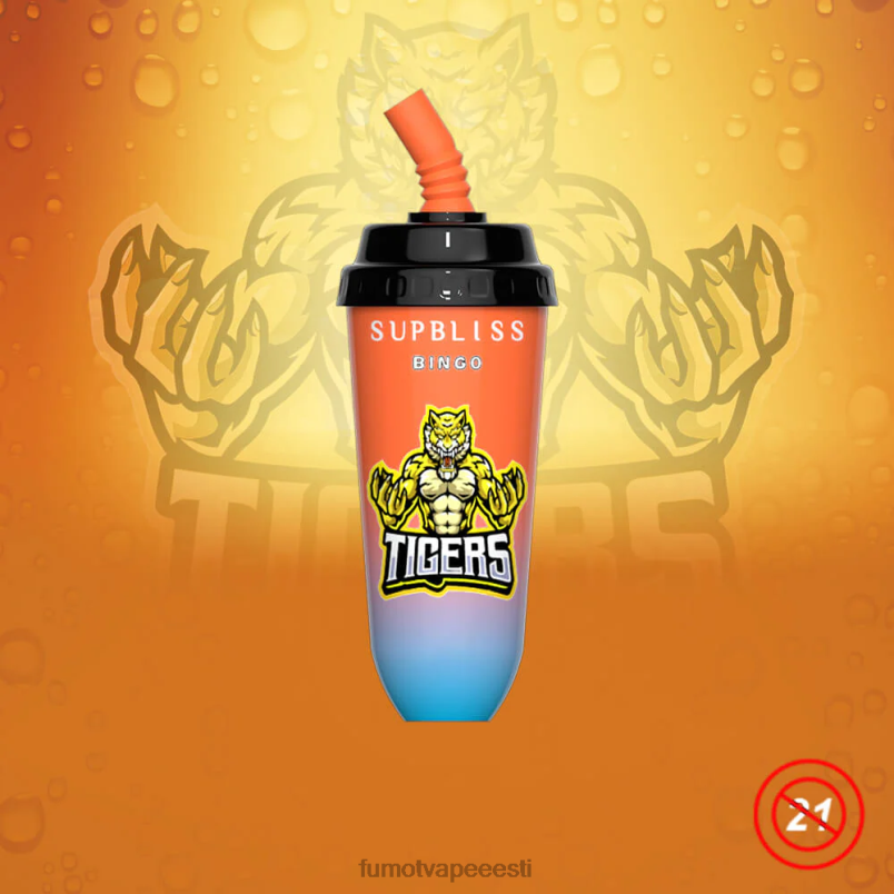 Fumot Supbliss Bingo 8000 ühekordselt kasutatav vape pod seade - 16 ml (1 tk) Kummikaru 6Z62Z398 Fumot Vape Online Shop