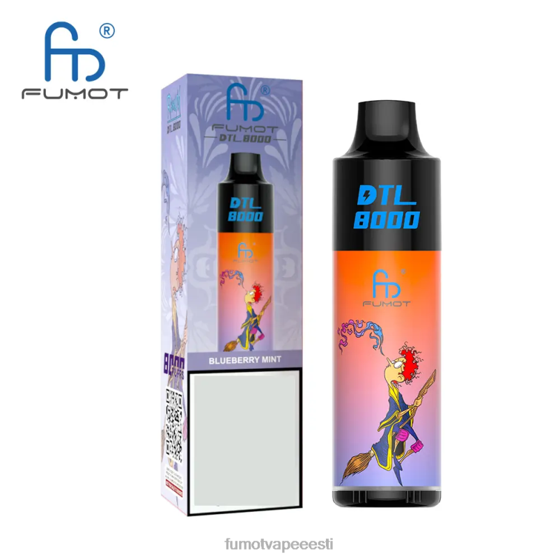 Fumot DTL 8000 ühekordne vape pen - 16 ml (1 tk) virsiku jää 6Z62Z422 Fumot Vape Eesti