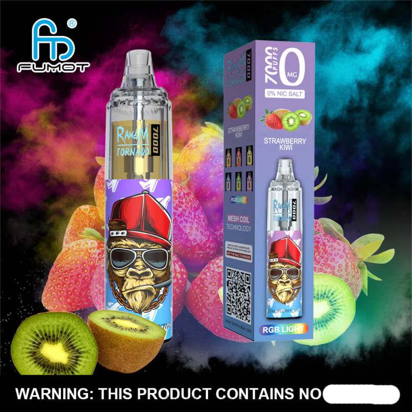 Fumot Tornado 0% 7000 ühekordne vape pen - 14 ml (1 tk) õunamarja löök 6Z62Z496 Fumot Tech