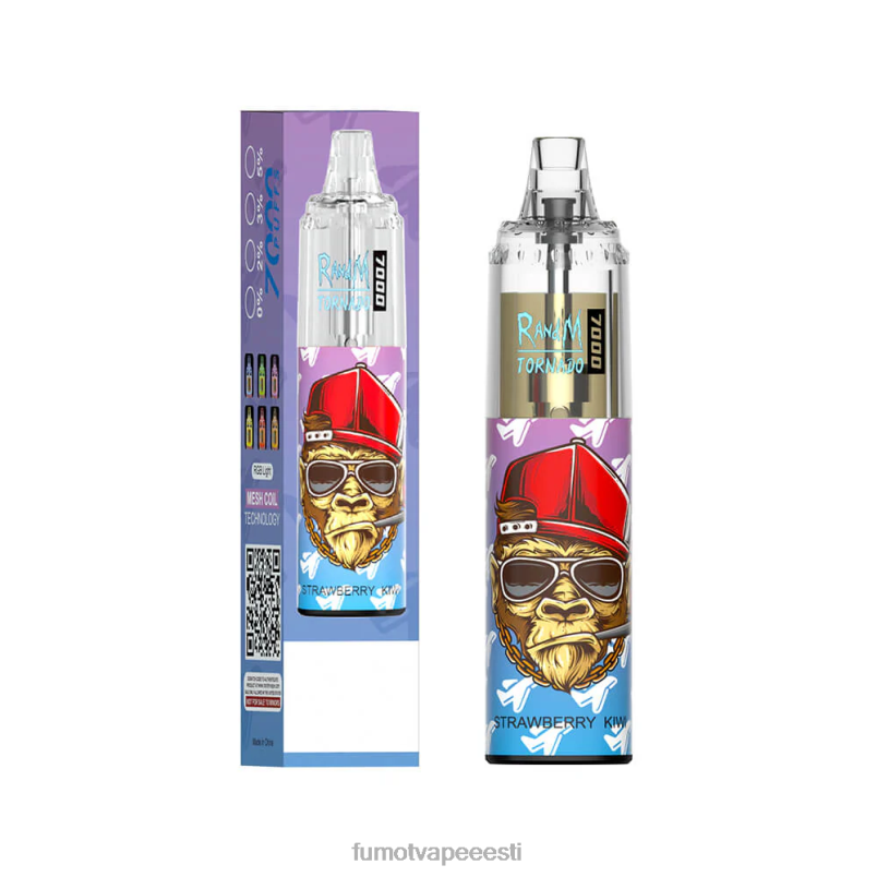 Fumot Tornado 14 ml 7000 ühekordne vape pen (1 tk) mustikas kirss jõhvikas 6Z62Z65 Fumot Vape Flavors