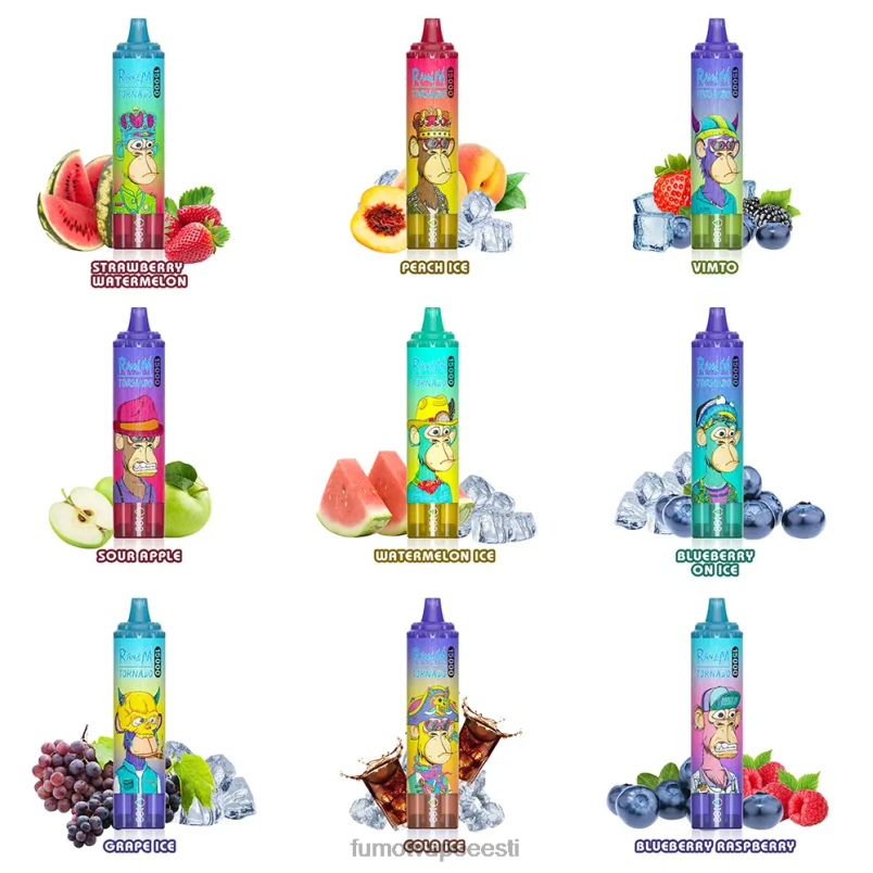 Fumot Tornado 25 ml 15000 ühekordselt kasutatav vape (1 tk) roosa limonaad 6Z62Z193 Fumot Store