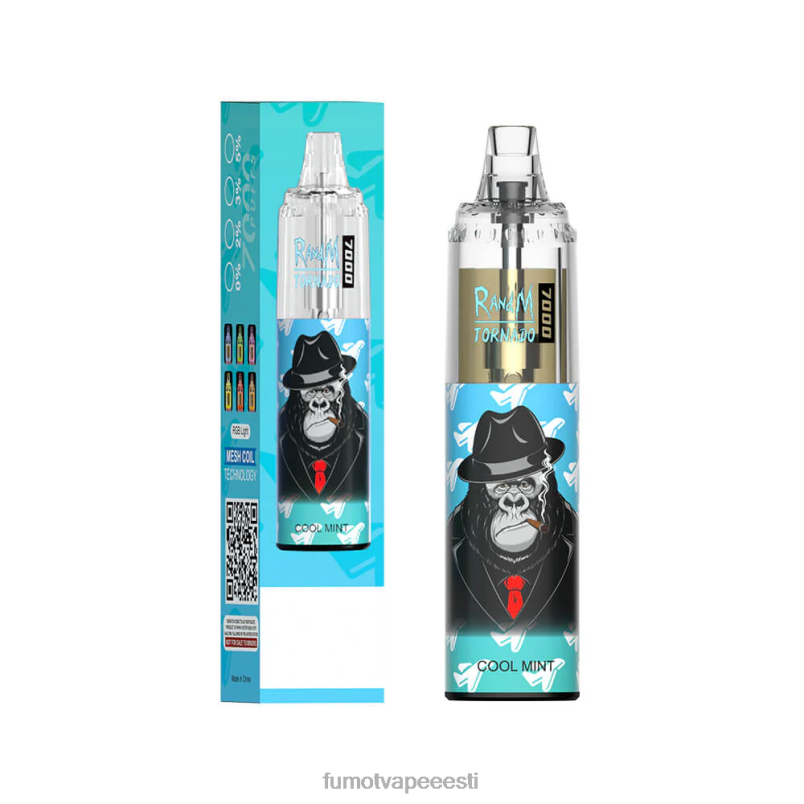 Fumot Tornado 7000 ühekordne vape pen - 14 ml (1 tk) dr. sinine 6Z62Z75 Fumot Vape Flavors