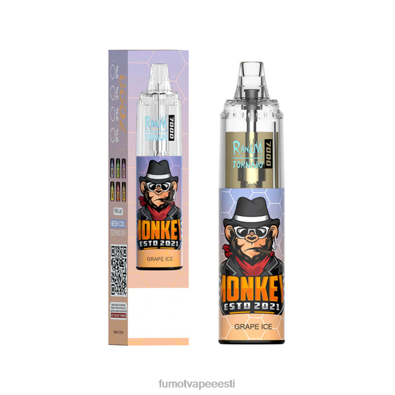 Fumot Tornado 7000 ühekordne vape pen - 14 ml (1 tk) suhkruvatt 6Z62Z74 Fumot Discount Code