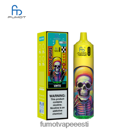 Fumot Vape Nicotine - Fumot Tornado 30k muusikat vimto PZLLV030