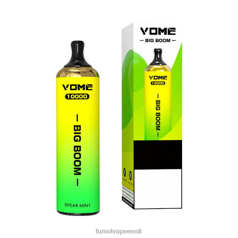Fumot Vome Big Boom ühekordne vape pen 10000-20ml (1 tk) Kummikaru 6Z62Z445 Fumot Vape Flavors