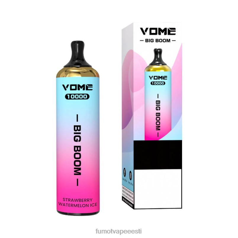 Fumot Vome Big Boom ühekordne vape pen 10000-20ml (1 tk) kiivi guajaav 6Z62Z443 Fumot Store