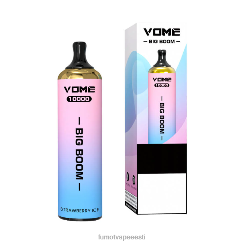 Fumot Vome Big Boom ühekordne vape pen 10000-20ml (1 tk) kiivi guajaav 6Z62Z443 Fumot Store