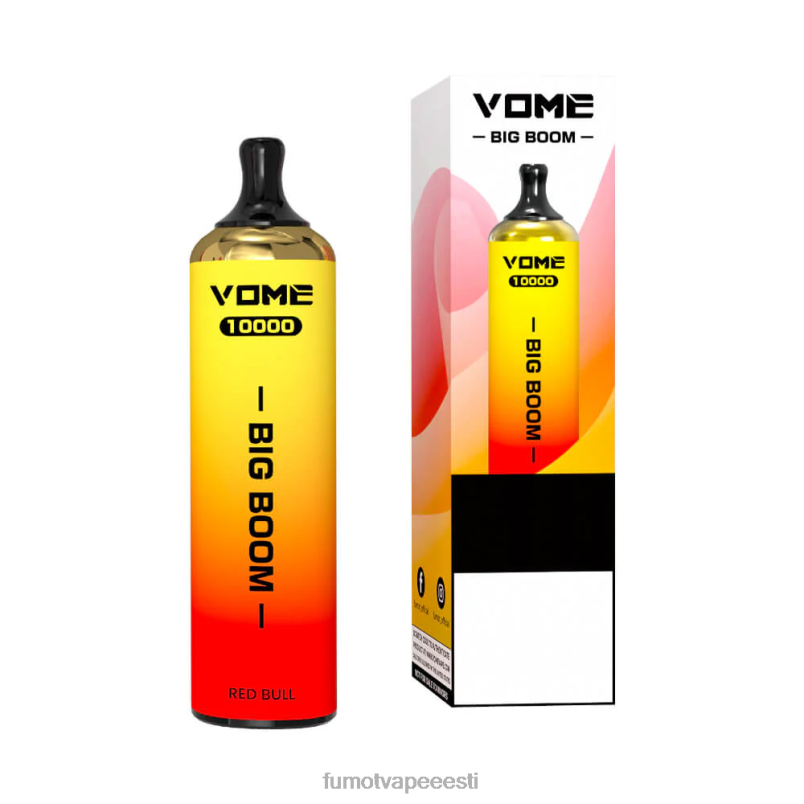 Fumot Vome Big Boom ühekordne vape pen 10000-20ml (1 tk) kiivi guajaav 6Z62Z443 Fumot Store