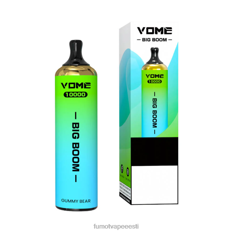 Fumot Vome Big Boom ühekordne vape pen 10000-20ml (1 tk) oda piparmünt 6Z62Z442 Fumot Vape Eesti