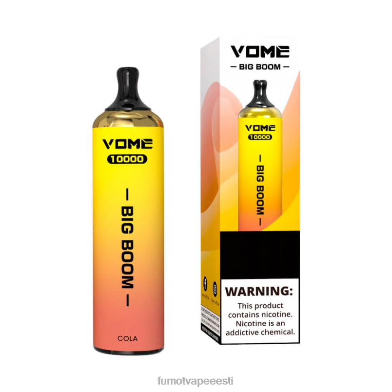 Fumot Vome Big Boom ühekordne vape pen 10000-20ml (1 tk) punane pull 6Z62Z444 Fumot Discount Code